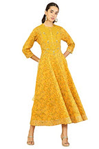 Soch Women Blue Printed Kurta (8907715416176, Blue, Xl)