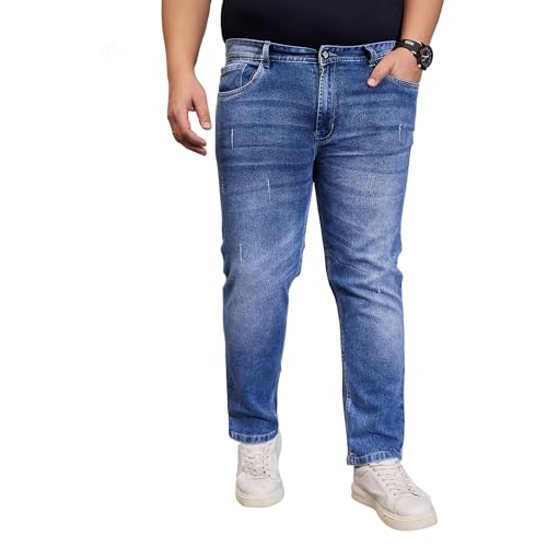 Bigbanana MenS Regular Fit Jeans (Belbo,Blue,4Xl)