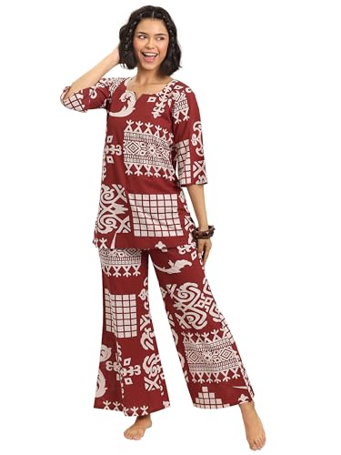 Libas Printed Cotton Blend Night Suits For Women (50368Hxs)