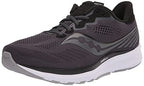 Saucony Men's Ride 14 Running Shoe, CHARCOAL/BLACK, 12 Medium