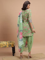 Ketch WomenS Polyester Kurta Set (Khk3001101_Red