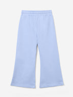 The Souled Store Lilo & Stitch: Beach Vibes Girls Drawstringed Blue Graphic Printed Cotton Joggers (2-8 Yrs)