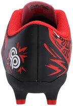 PUMA Ultra Play Firm Artificial Ground Sneaker, Red Black White, 3.5 US Unisex Big Kid