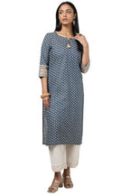Soch Women Cotton Bandhani Print Kurta with Tassels