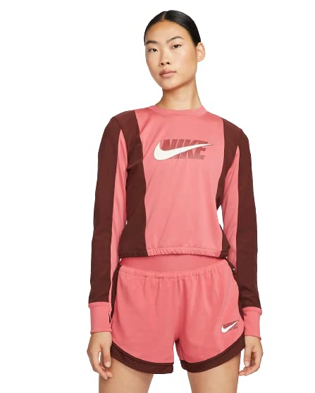 Nike Solid Fitted Women Novelty T-Shirts