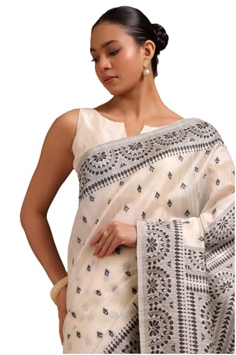 Soch Women and Tussar Woven Design Saree