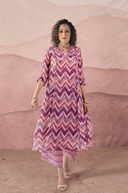 Toochki Salwar Suit Set For Women | Kurta Set For Women | Zig Zag Printed Salwar Suits | Ethnic Wear Salwar Suits | Two Piece Ku