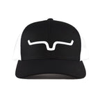Kimes Ranch Unisex Weekly Upgrade 110 3-D Embroidered Horns Adjustable Snapback One-Size Hat Black/White