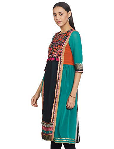 W For Woman Pleated Kurta