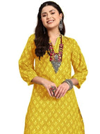 LookMark Womens Trendy Printed Cotton Blend Straight Kurta and Afghani Pant Set Perfect For Casual and Office Wear (AZ-LM-OG-KS