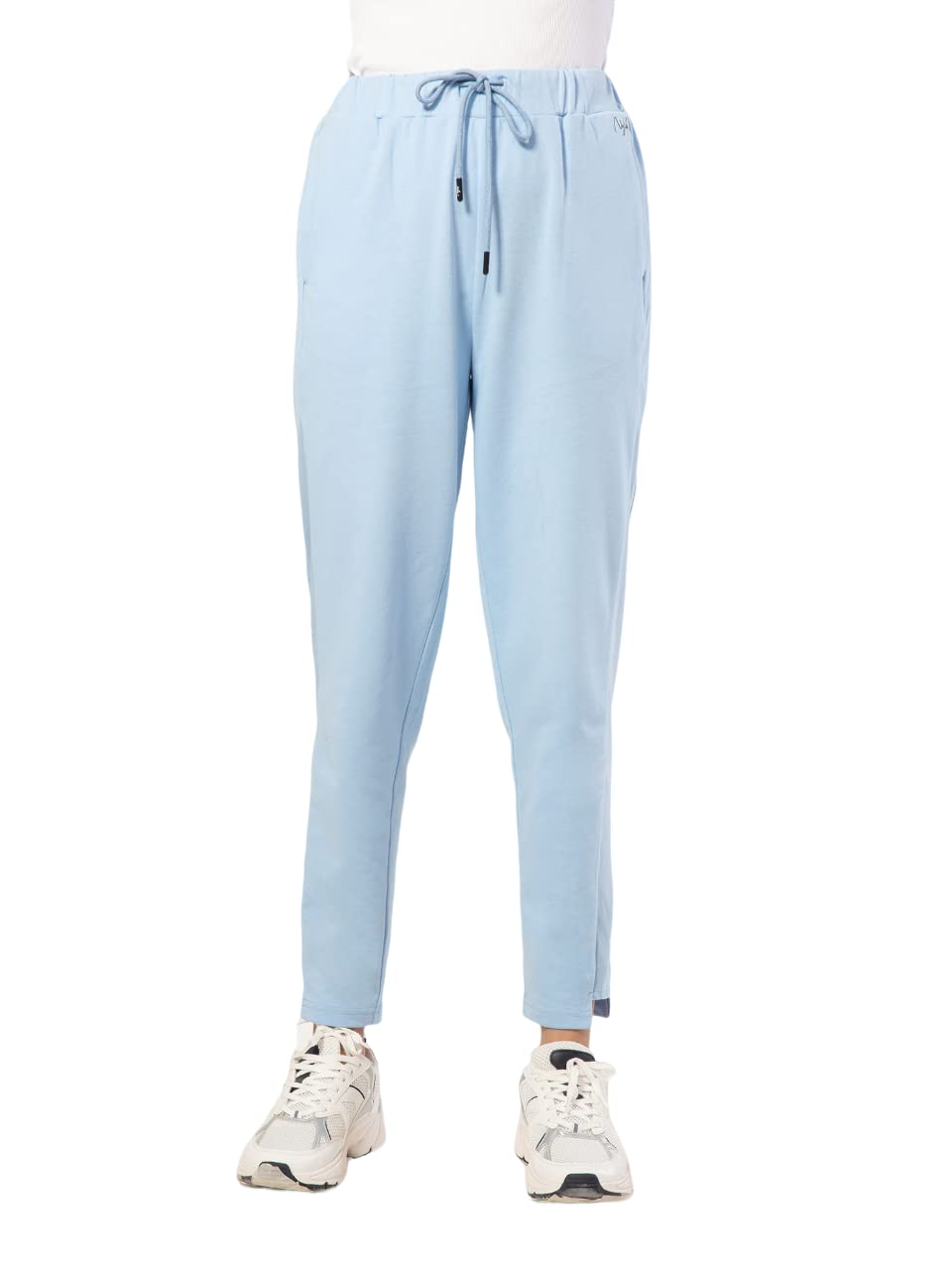 Nykd Women Everyday Terry Joggers Lounge Pants, Track Pants, Light Breathable Fabric, Pockets, Relaxed Fit - Sweatpants & Jogger