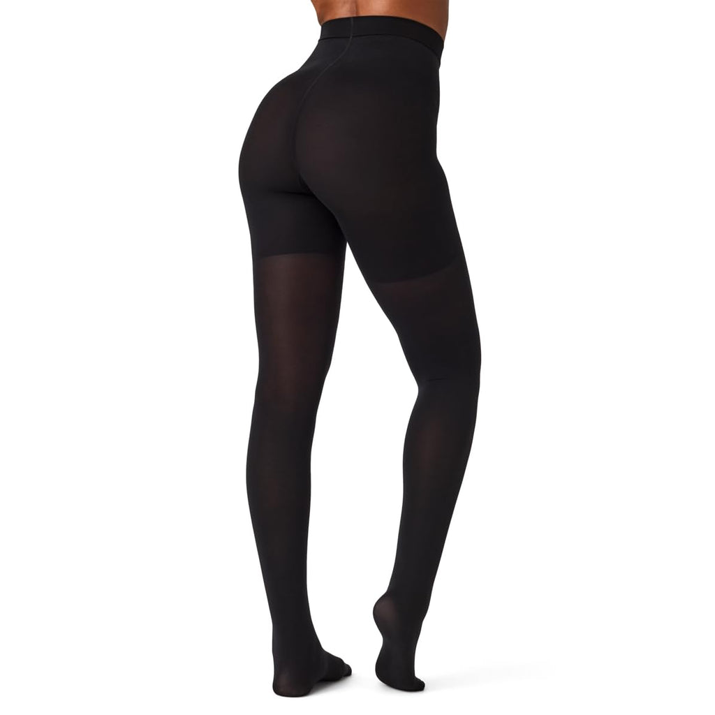 SPANX Tight-End Tights - Black Tights with Core Control - Shapewear Tights - Level 2 Shaping - Shaper Tights - Very Black - B