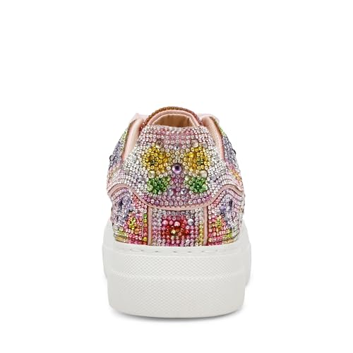 Betsey Johnson Women's Sidny Sneaker, Bright Floral, 8.5