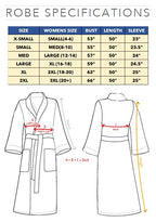 MONARCH Plush Lined Microfiber Bath Robe for Women or Men - Super Soft, Durable Luxury Spa, Resort & Hotel Bathrobe, Generously