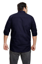 BE ACTIVE Mens Casual 100% Cotton Solid Plus Size Shirt || Plus Size Shirts for Men || Casual Plus Size Shirt || Casual Wear Sh