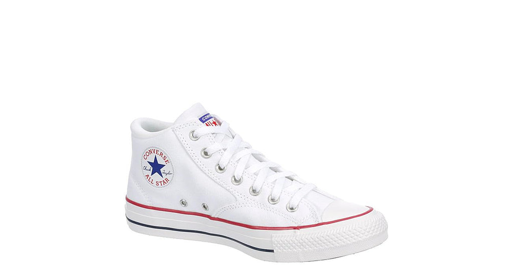 CONVERSE Men's Chuck Taylor All Star Malden Street MID Sneaker, White/RED/Blue, 7