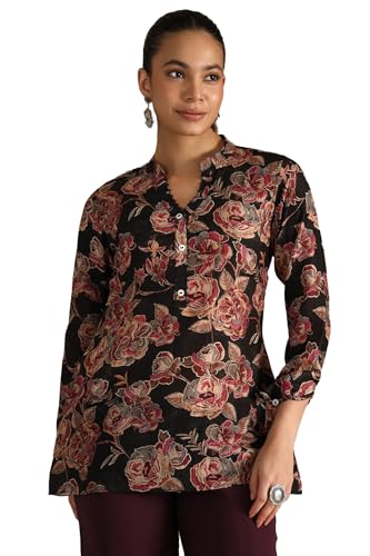 Soch Women Silk Floral Print Shrug