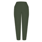 Sugathari Girls & Womens Pants Button Side Trousers Summer Casual Wide Leg Pant Boho Beach Bottom with Pockets Vacation Trendy