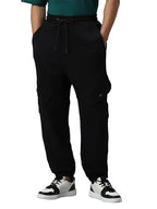 Bewakoof Air 1.0 MenS Solid Super Loose Fit Joggers_580389_Black_L