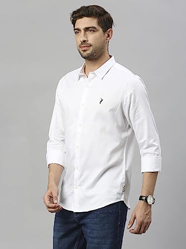 Thomas Scott Mens Full Sleeves Slim Fit Solid Casual Shirt