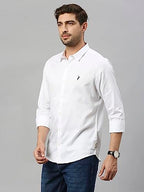 Thomas Scott Mens Full Sleeves Slim Fit Solid Casual Shirt