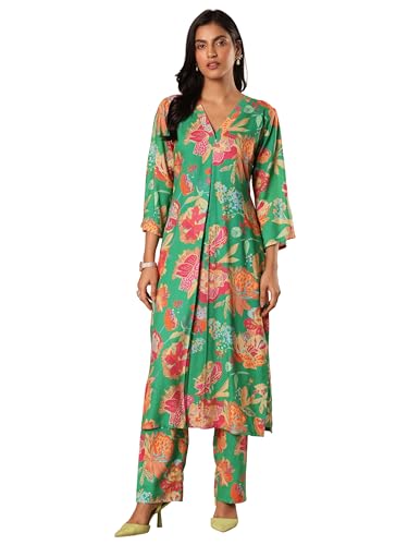 Libas WomenS Viscose Rayon Coords (400795_Mustard