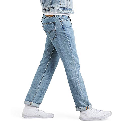 Levi's Men's 501 Original Fit Jeans (Also Available in Big & Tall), Light Stonewash, 34W x 34L