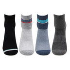 Bonjour MenS Cotton Cushioned Ankle Length Sports/Athletic Socks