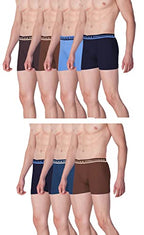 Lux Venus Pure Cotton Drawer For Men (Pack Of 7) Multicolour