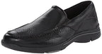 Rockport Mens Eberdon Slip-On Loafer- Black Leather/Flint-10.5 M