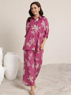 Libas WomenS Silk Blend Co-Ord Set (400231Or