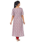 Shodox® Women Cotton Pleated Straight Cut Kurta (Pack Of 1)