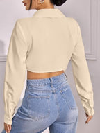 Greciilooks WomenS Regular Fit Western Shirt (Gl-W1915_Cream
