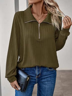 LERIYA FASHION Womens Polycotton Solid Regular Fit Top