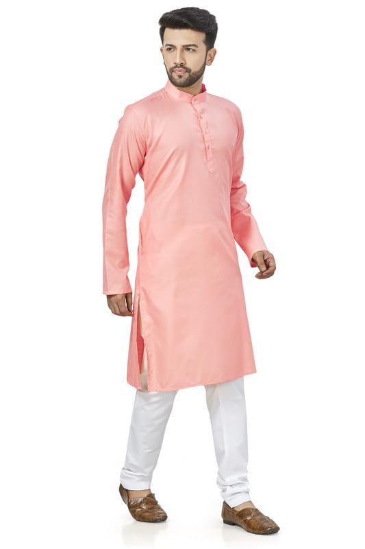 Be Active MenS Cotton Regular Shirt (N2-Rfsk0001-Set_Baby Pink