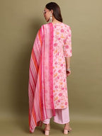 Ketch WomenS Polyester Kurta Set (Khk3001074_Red