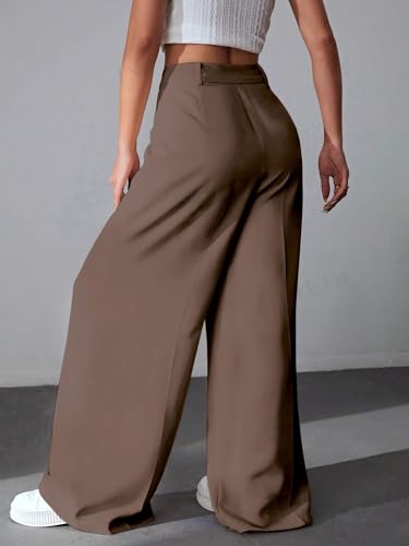 Greciilooks Women Trousers For Women |  WomenS High-Waisted Pant | Korean Trousers For Women