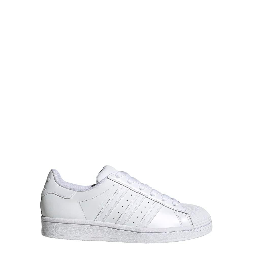 adidas Originals Baby Unisex's Superstar Sneaker, White, 6 infant US, White/White/White