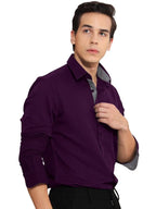 Pinkmint Mens Regular Fit Shirt (Hero_Purple