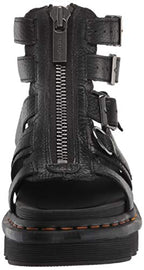 Dr. Martens Women's Olson Sandal, Black Aunt Sally, 6