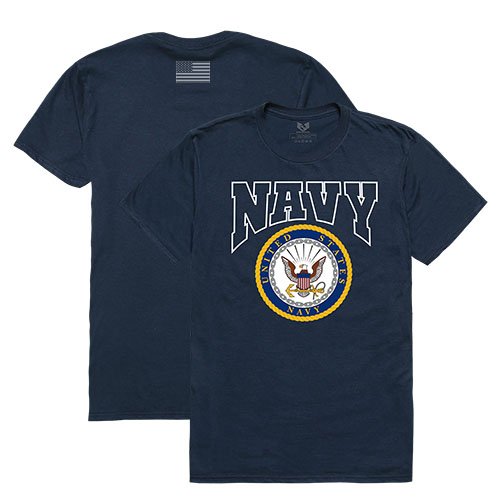 Relaxed Graphic T's, Navy, Navy, XL