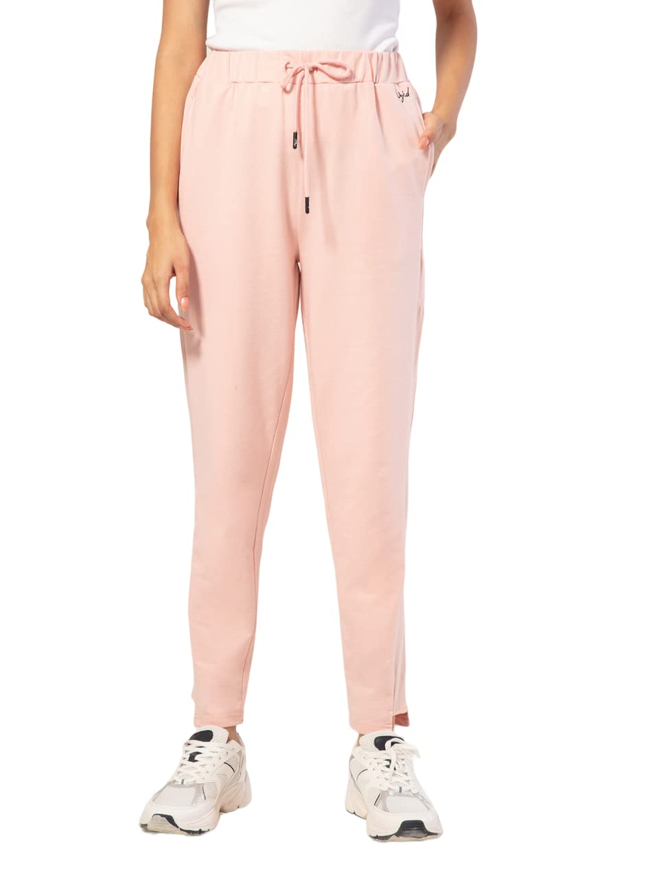 Nykd Women Everyday Terry Joggers Lounge Pants, Track Pants, Light Breathable Fabric, Pockets, Relaxed Fit - Sweatpants & Jogger