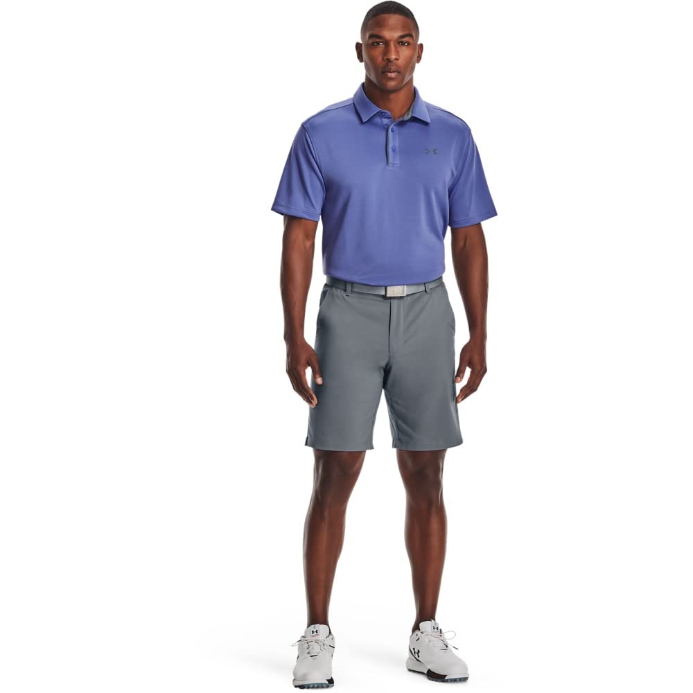 Under Armour Men's Tech Golf Polo, Starlight (561)/Pitch Gray, Medium