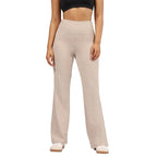 BlissClub AirMelt Flare Pants - Lite | Flared Silhouette | Back Pocket| Weightless Fabric | High Rise Waistband