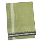 Prakasam Cotton Mens Single (1.28 X 2.00 Mtrs) Colour Thalapathi Border Dhoti/Fine Quality Single Dhoti (Mild Green)