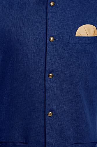 Be Active MenS Linen Blend Nehru Jacket With Mandarin Collar