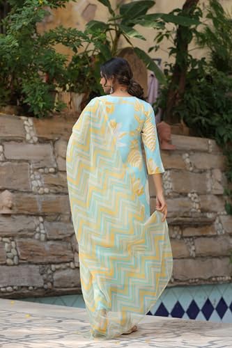 ANNI DESIGNER Womens Cotton Blend Straight Printed Kurta with Pant & Dupatta (Sohini Pista-BFD_L_Pista_Large)