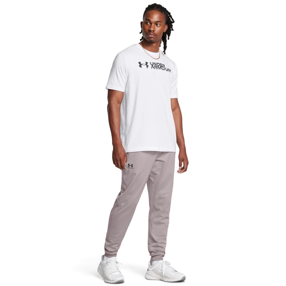 Under Armour Men's Sportstyle Tricot Joggers, (015) Tetra Gray / / Black, X-Large