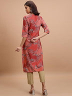 Ketch WomenS Polyester Regular Fit Kurta (Khku000491_Red