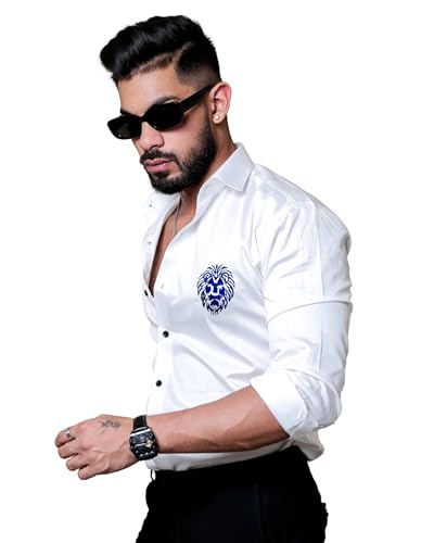 I Enterprise Mens Spread Collar Long Sleeve Multicolor Solid Regular Shirt Slim Fit Office Wear ShirtS For Men | Textured Long